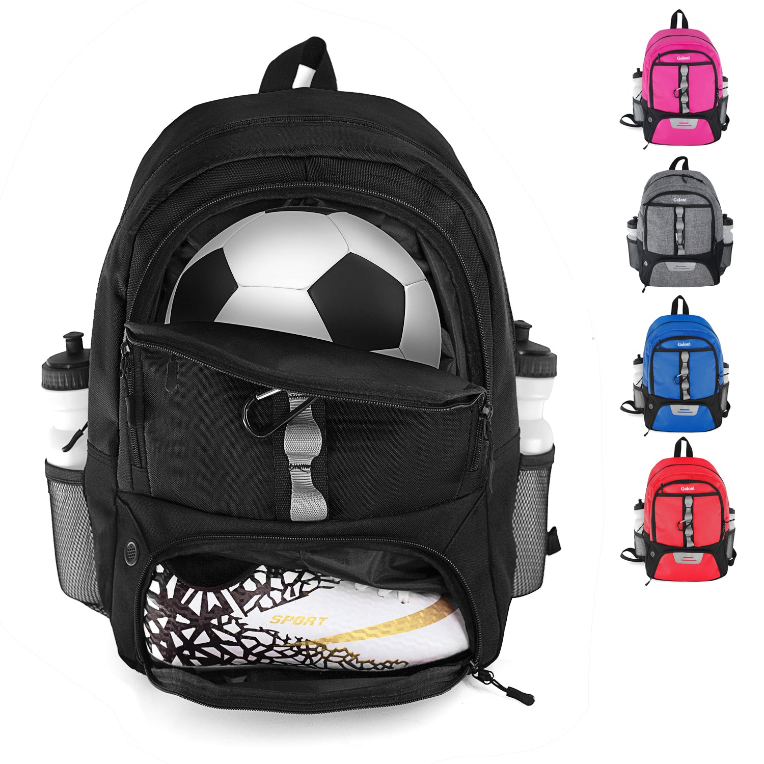  LARIPOP Boys Soccer Bag - Soccer Backpack, Colorful Waterproof  Sports Bag Suitable for Volleyball, Basketball Accessories, Large Capacity  Equipment Bag Gifts, with Ball Compartment and Laptop Compart : Sports &  Outdoors