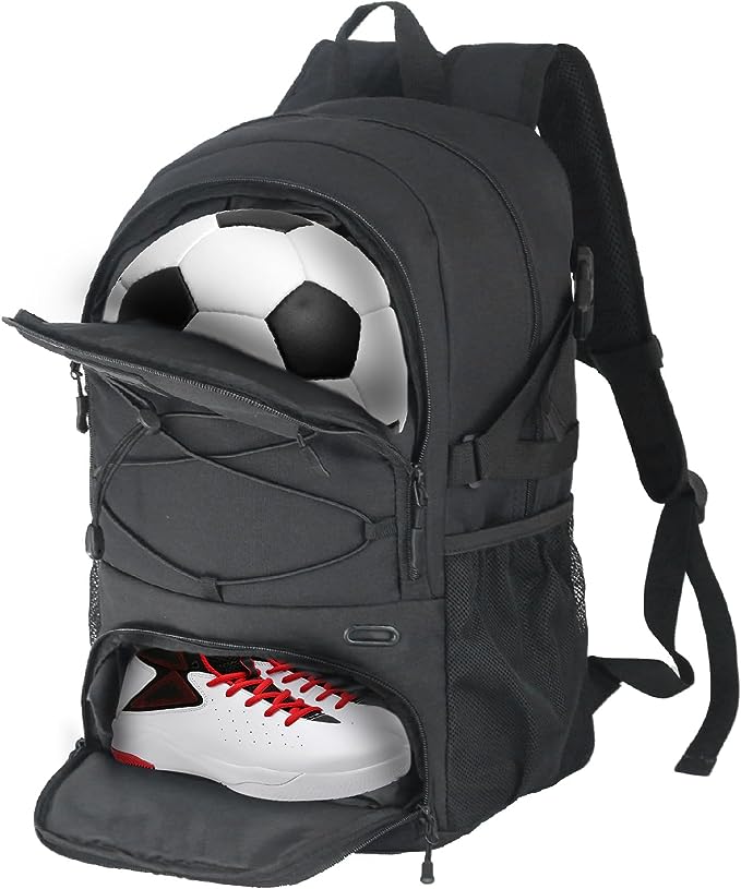 Goloni|Basketball Soccer Backpack Bag - Soccer Backpack & Bags for Basketball, Volleyball & Football Sports, Includes Separate Cleat Shoe and Ball Compartment, fit to & Adult